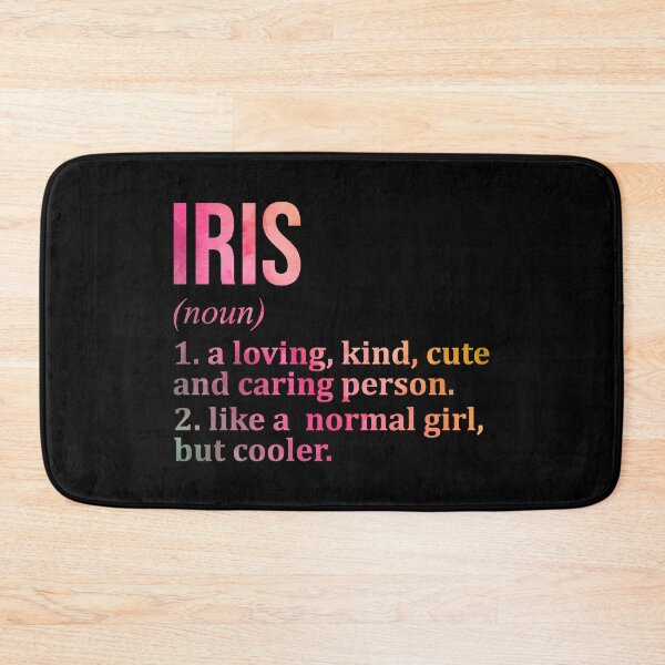 Item preview, Iris Name Definition in Watercolor designed and sold by XCIV.
