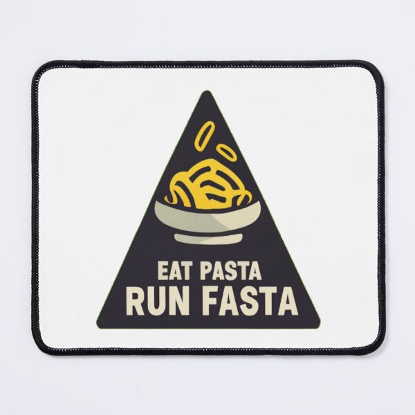 Item preview,  eat pasta run fasta  running quote designed and sold by unicornunicorn.