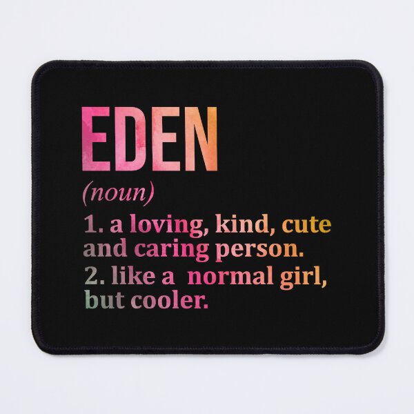 Item preview, Eden Name Definition in Watercolor designed and sold by XCIV.