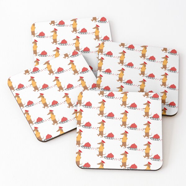 Item preview, A dachshund dog in a Cupid costume illustration on white background	 designed and sold by Innamalinka.