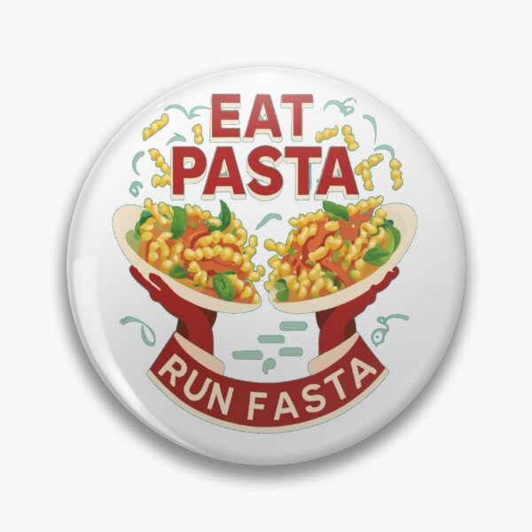 Item preview,  eat pasta run fasta  running quote designed and sold by unicornunicorn.