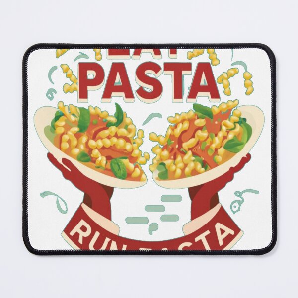 Item preview,  eat pasta run fasta  running quote designed and sold by unicornunicorn.