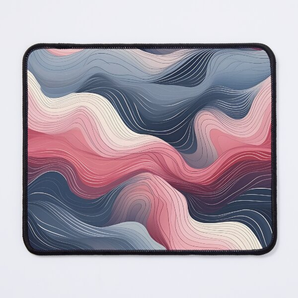 Item preview, Elegant Ripple Waves Abstract Pattern designed and sold by VectorPlace.