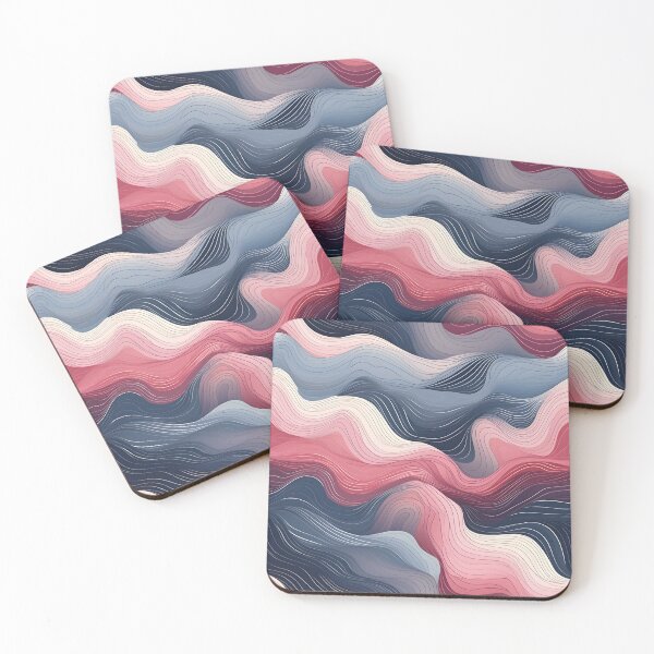 Item preview, Elegant Ripple Waves Abstract Pattern designed and sold by VectorPlace.