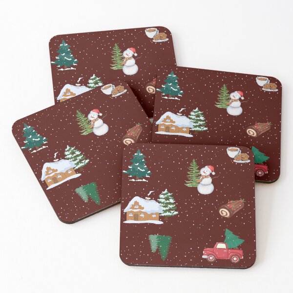 Item preview, Christmas pattern (red) designed and sold by PShwetsss.