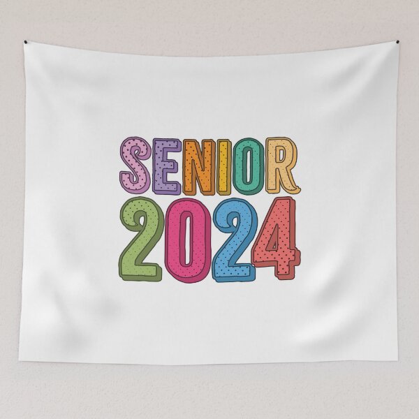 Item preview, Senior 2024 Graduation Party Retro Vintage Pop Art Cartoon Style designed and sold by KateBilous.