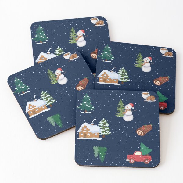 Item preview, Christmas pattern ( midnight ) designed and sold by PShwetsss.