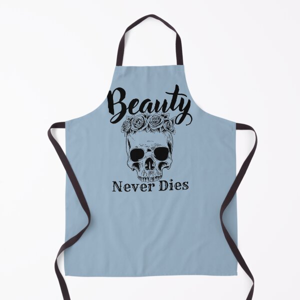 Item preview, Floral skull beauty never dies vintage graphic art designed and sold by PellSilversmith.