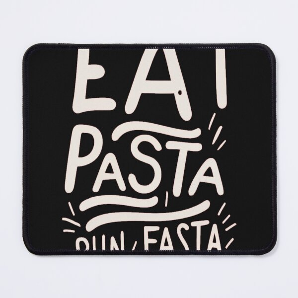 Item preview,  eat pasta run fasta  running quote designed and sold by unicornunicorn.