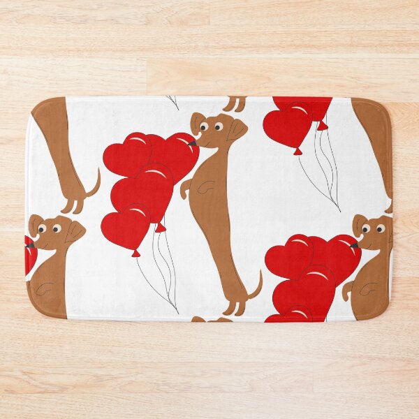 Item preview, A dachshund dog in a Cupid costume illustration on white background	 designed and sold by Innamalinka.