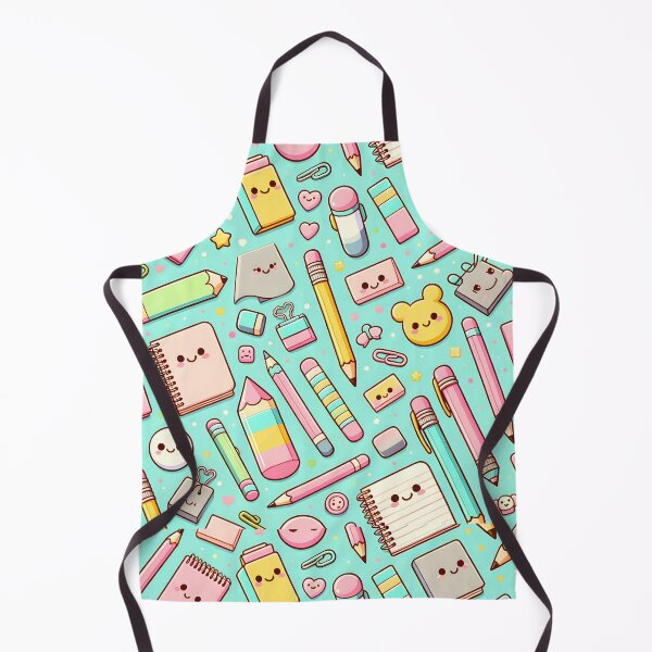 Item preview, Kawaii Stationery Adventure Pattern designed and sold by RuyaFab.