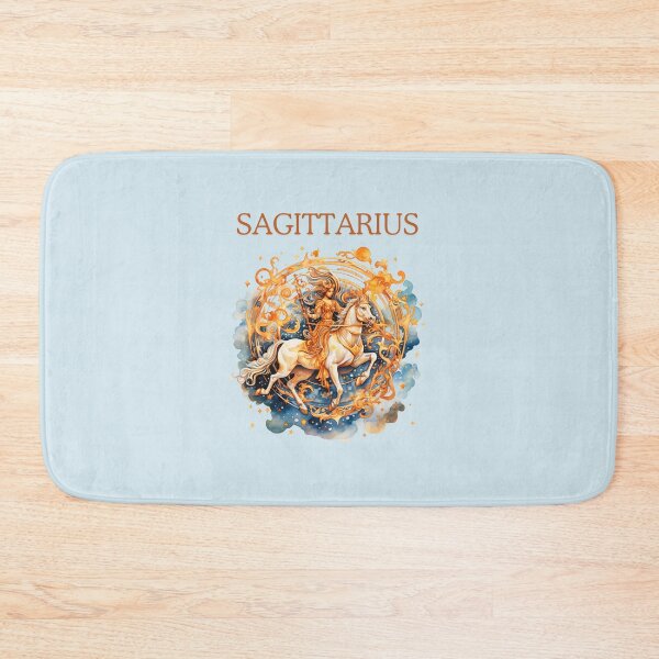Item preview, Sagittarius Zodiac- Horescope/SunSign Theme  on light blue back ground designed and sold by CosmicNook1.