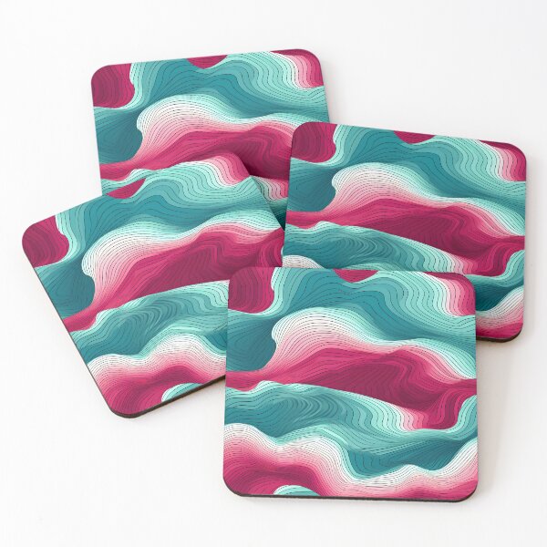 Item preview, Contrasting Waves Abstract Elegance designed and sold by VectorPlace.