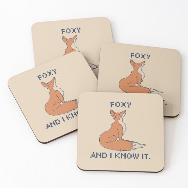 Item preview, Foxy and I Know It. 8-Bit Pixel Art Fox designed and sold by pxlboy.
