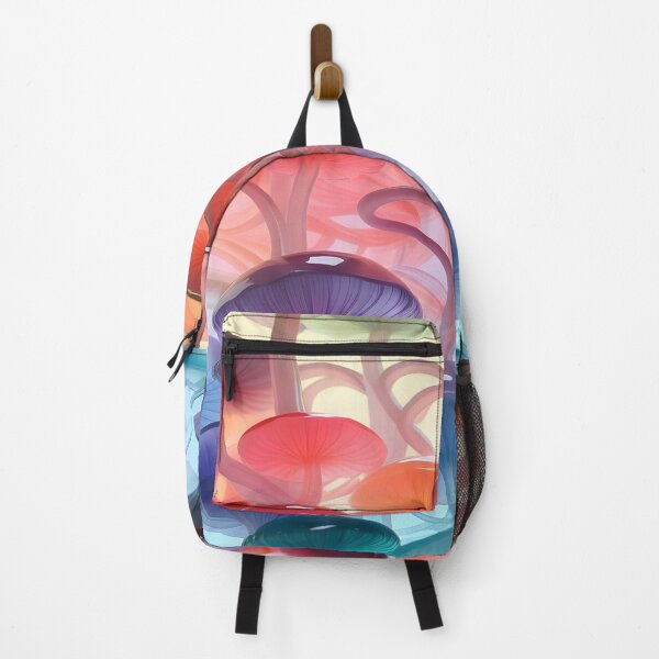 Item preview, Glassy, pastel 3D mushrooms, part 1 - expressive botanical pattern. designed and sold by My-fake-places.