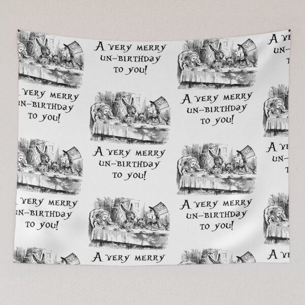 Item preview, A very merry un-birthday! designed and sold by peggieprints.