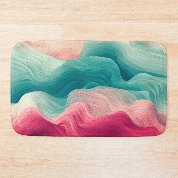 Item preview, Copy of Contrasting Waves Abstract Elegance designed and sold by VectorPlace.