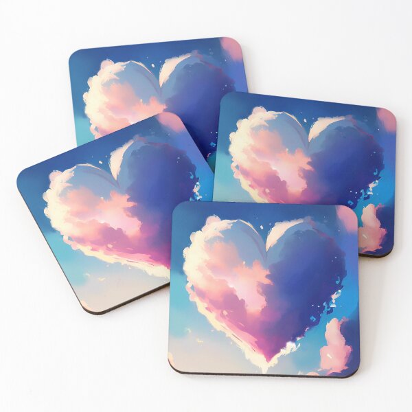 Item preview, Astral Embrace: Heart Shaped Cloud in a Celestial Tapestry designed and sold by EvaAngel.