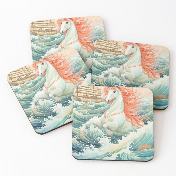 Item preview, Nautical colourful horse designed and sold by cute-animals99.
