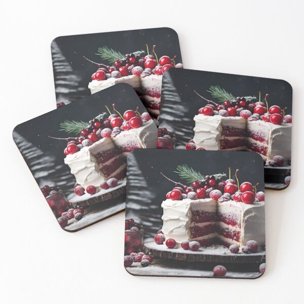 Item preview, Christmas cakes 4 designed and sold by Aquaramelia.