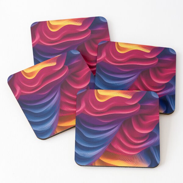 Item preview, Radiant Waves Abstract Canvas designed and sold by VectorPlace.