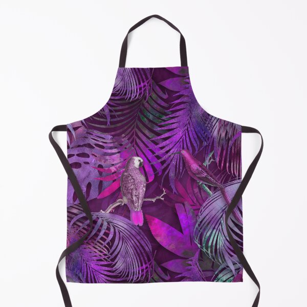 Item preview, Parrots In The Mystic Purple Jungle designed and sold by artsandsoul.