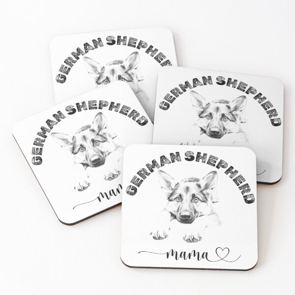 Item preview, German Shepherd Portrait Sketch Mama Owner Shirt designed and sold by Vandemonium.