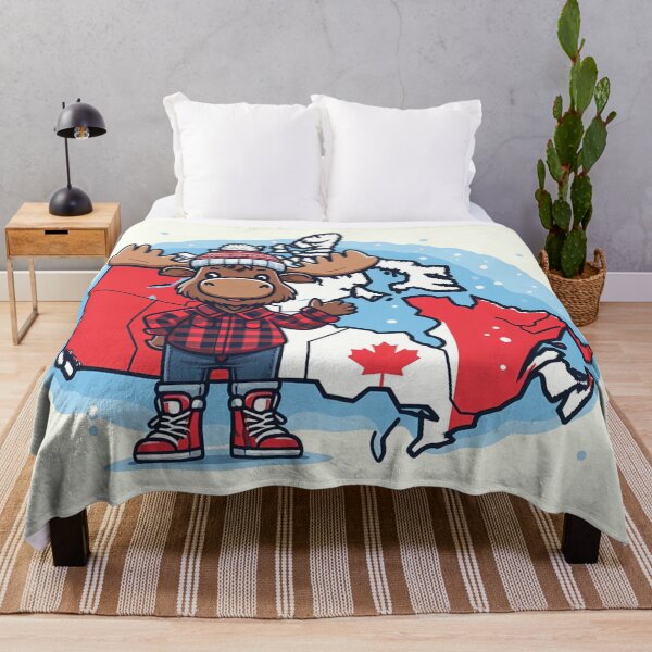 Item preview, Canadian Moose Map Of Canada Cute Canada Animal designed and sold by HowToCanadian.