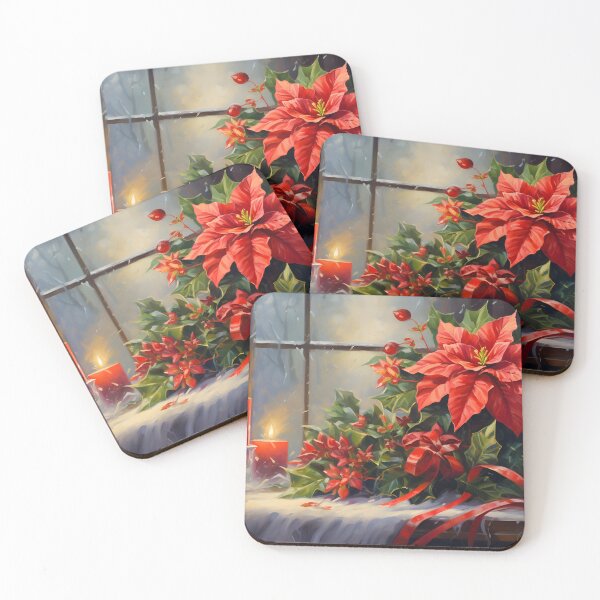 Item preview, Christmas flowers 3 designed and sold by Aquaramelia.