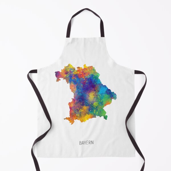 Item preview, Bayern Watercolor Map designed and sold by ArtPrints.