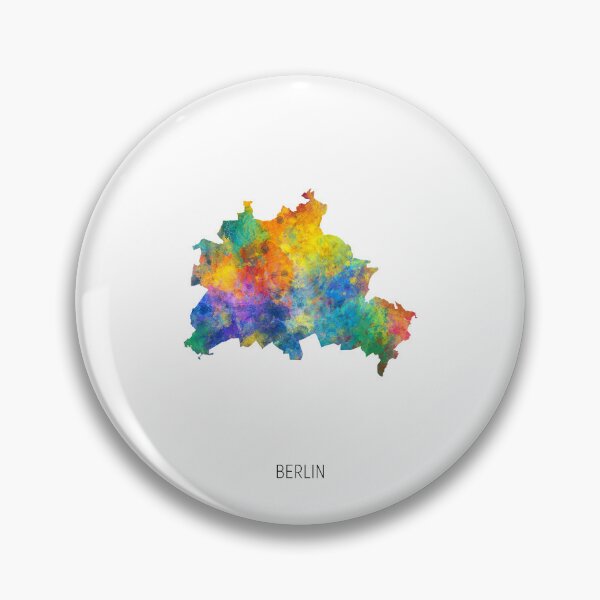 Item preview, Berlin Watercolor Map designed and sold by ArtPrints.