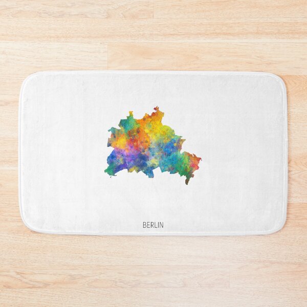 Item preview, Berlin Watercolor Map designed and sold by ArtPrints.