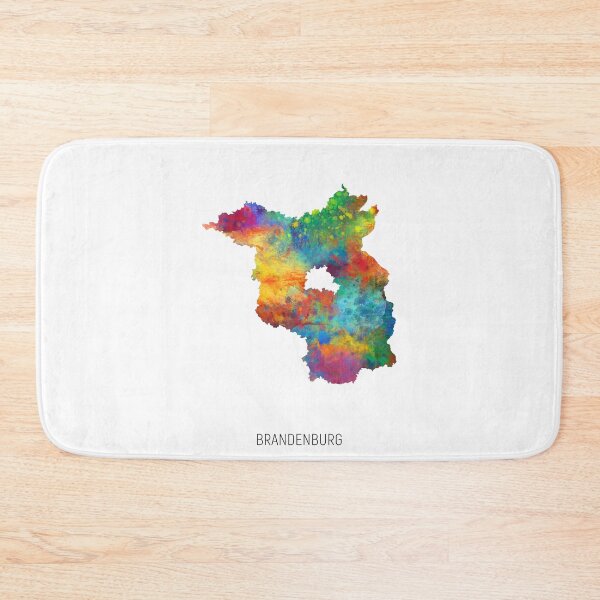 Item preview, Brandenburg Watercolor Map designed and sold by ArtPrints.