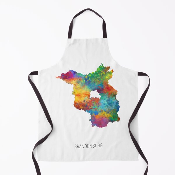 Item preview, Brandenburg Watercolor Map designed and sold by ArtPrints.
