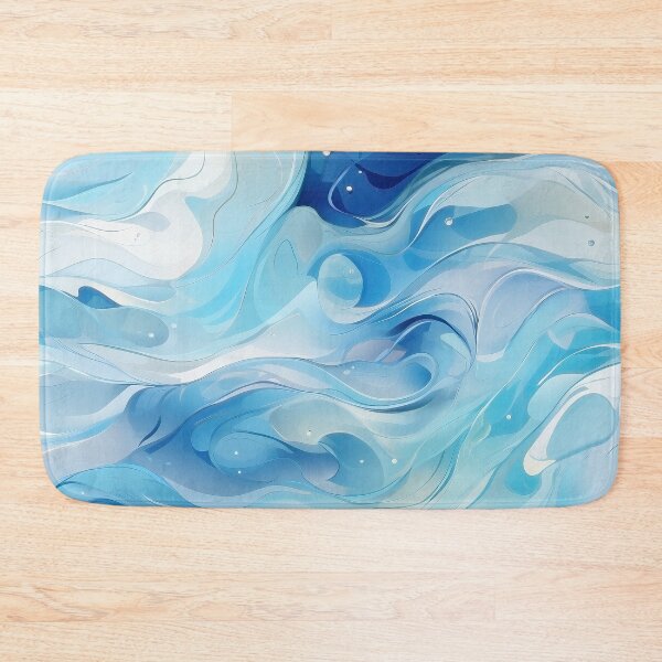 Item preview, Swirling Water Pattern, 2D designed and sold by purelypatterns.