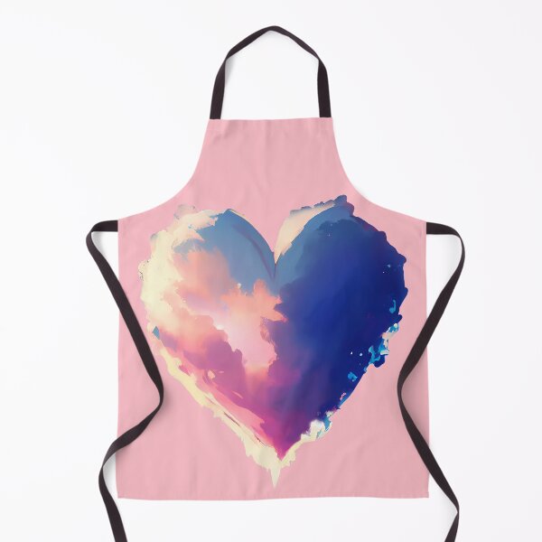Item preview, Cutout of Astral Embrace: Heart Shaped Cloud in a Celestial Tapestry designed and sold by EvaAngel.