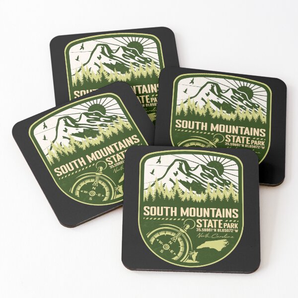 Item preview, South Mountains State Park North Carolina - NC Green Badge Forest and Wilderness  designed and sold by mountainfad.