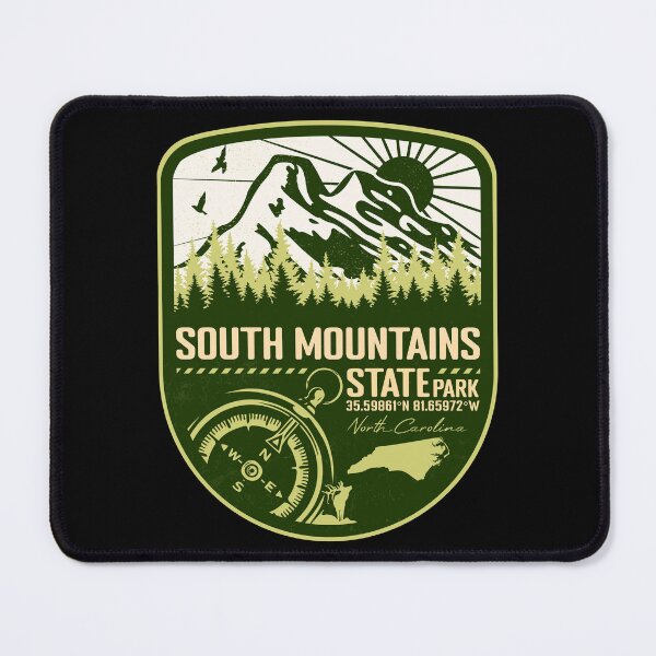 Item preview, South Mountains State Park North Carolina - NC Green Badge Forest and Wilderness designed and sold by mountainfad.