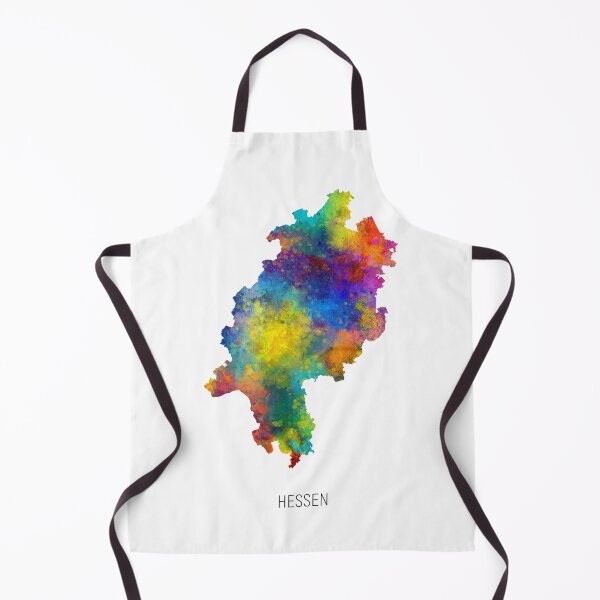 Item preview, Hessen Watercolor Map designed and sold by ArtPrints.