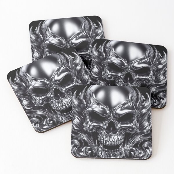 Item preview, Metallic Flames and Skull designed and sold by Mark Cannon.