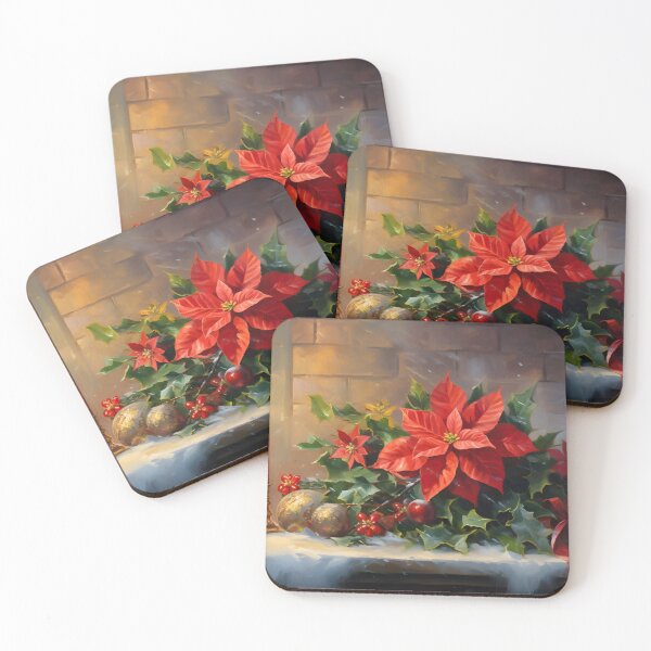 Item preview, Christmas flowers 5 designed and sold by Aquaramelia.