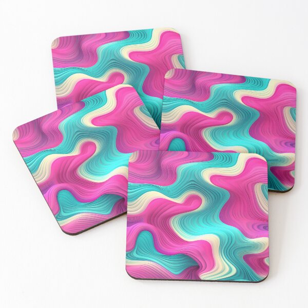 Item preview, Psychedelic Waves Color Fusion designed and sold by VectorPlace.