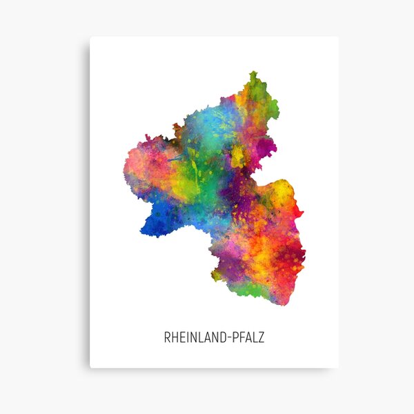 Item preview, Rheinland-Pfalz Watercolor Map designed and sold by MICHAEL TOMPSETT.