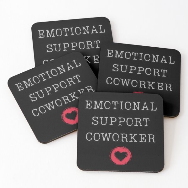 Item preview, Emotional Support Coworker Motivational Office Bestie designed and sold by ChicTrendz.