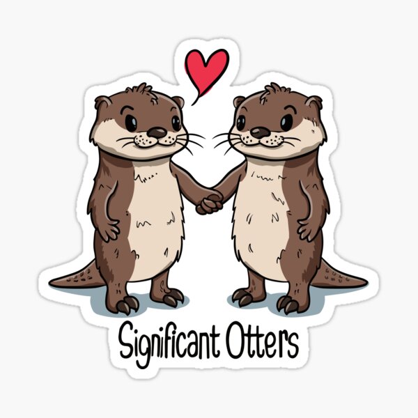 Artikel-Vorschau von Bedeutende Otter, designt und verkauft von Angry Swan Designs.