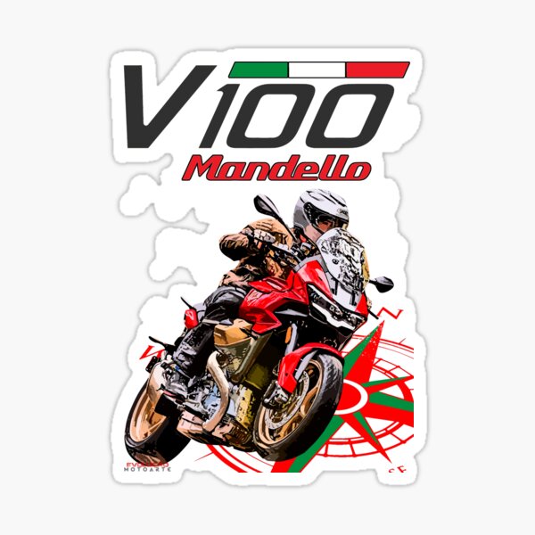 Guzzi Rider Stickers for Sale