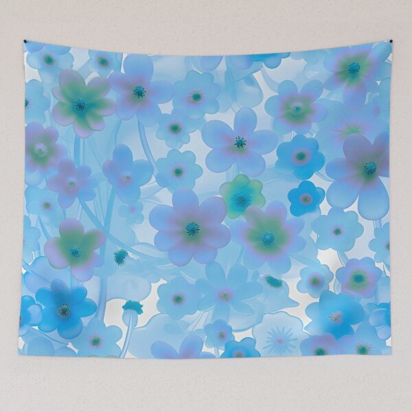 Item preview, Realistic intense  wild flowers/2 - expressive botanical pattern. designed and sold by My-fake-places.