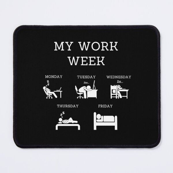 Item preview, My Work Week - Sleep Edition designed and sold by Glashu.
