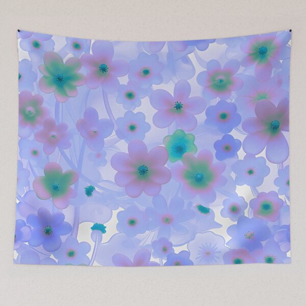 Item preview, Realistic intense  wild flowers/3 - expressive botanical pattern. designed and sold by My-fake-places.