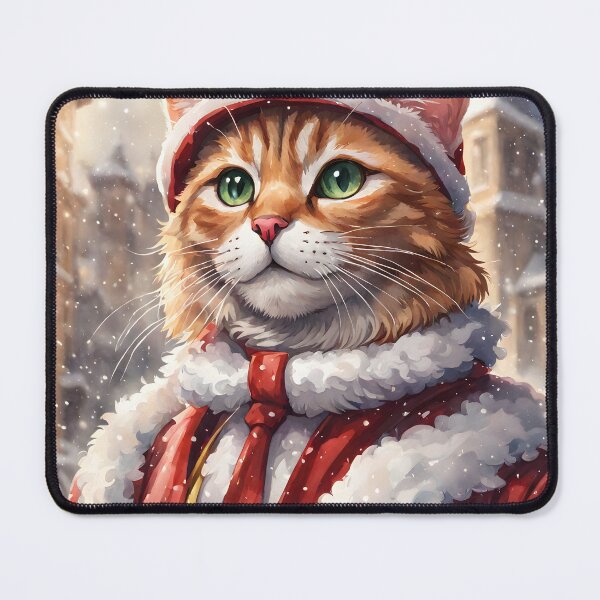 Item preview, Christmas cat designed and sold by Jambonfromage.